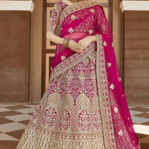 Heavy Embroidered Bridal Lehenga Choli