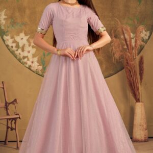 Net Fabric Party Style Designer Fancy Work