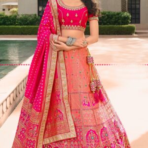 Heavy Embroidered Bridal Lehenga Choli