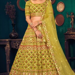 Wedding Wear Embroidered Lehenga Choli