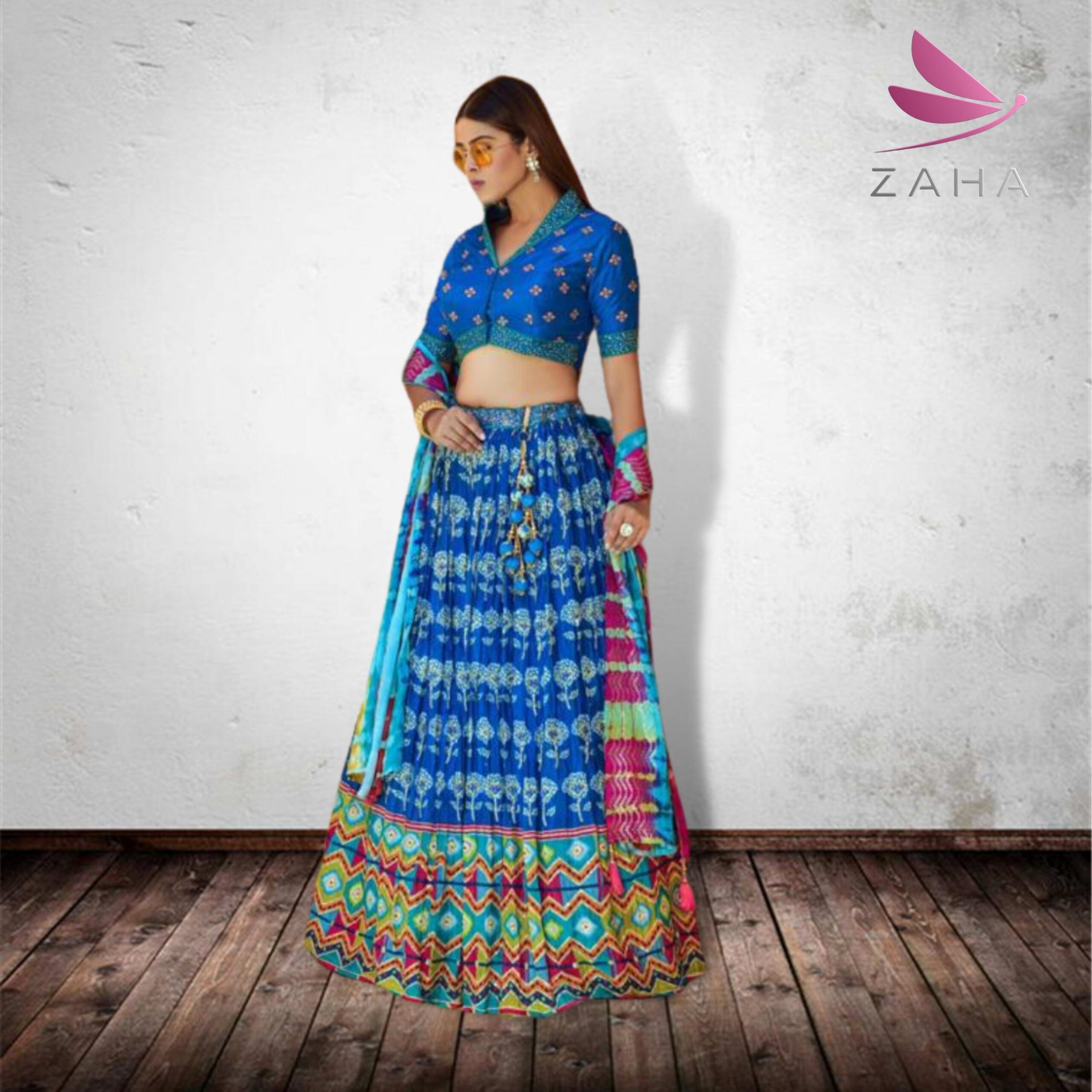 Innovative and Vivid Lehengas With Alluring Digital Print
